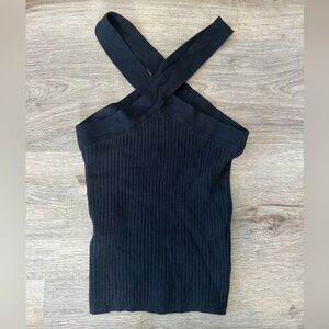 Bagatelle Collection Black Knit Blouse